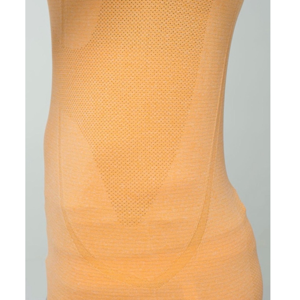 Lululemon🍋Run: Swiftly Tech Long Sleeve Heathered Creamsicle Pop Size 4 - Picture 3 of 16